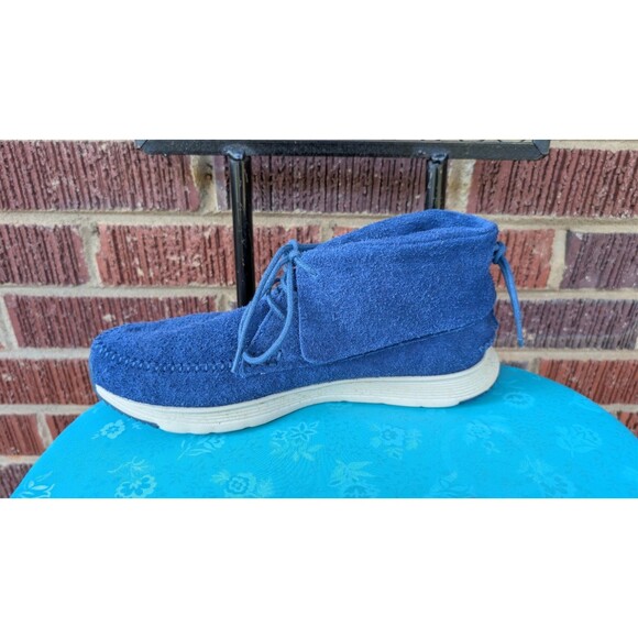 Ransom Alta Mid Blue Suede Chukka Moccasin SneakersMens Sz 8 main image 8